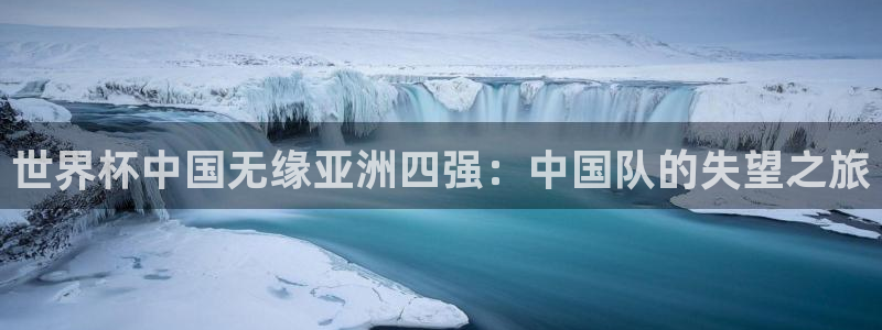 世界杯对阵图2026:世界杯中国无缘亚洲四强:中国队的失望之旅